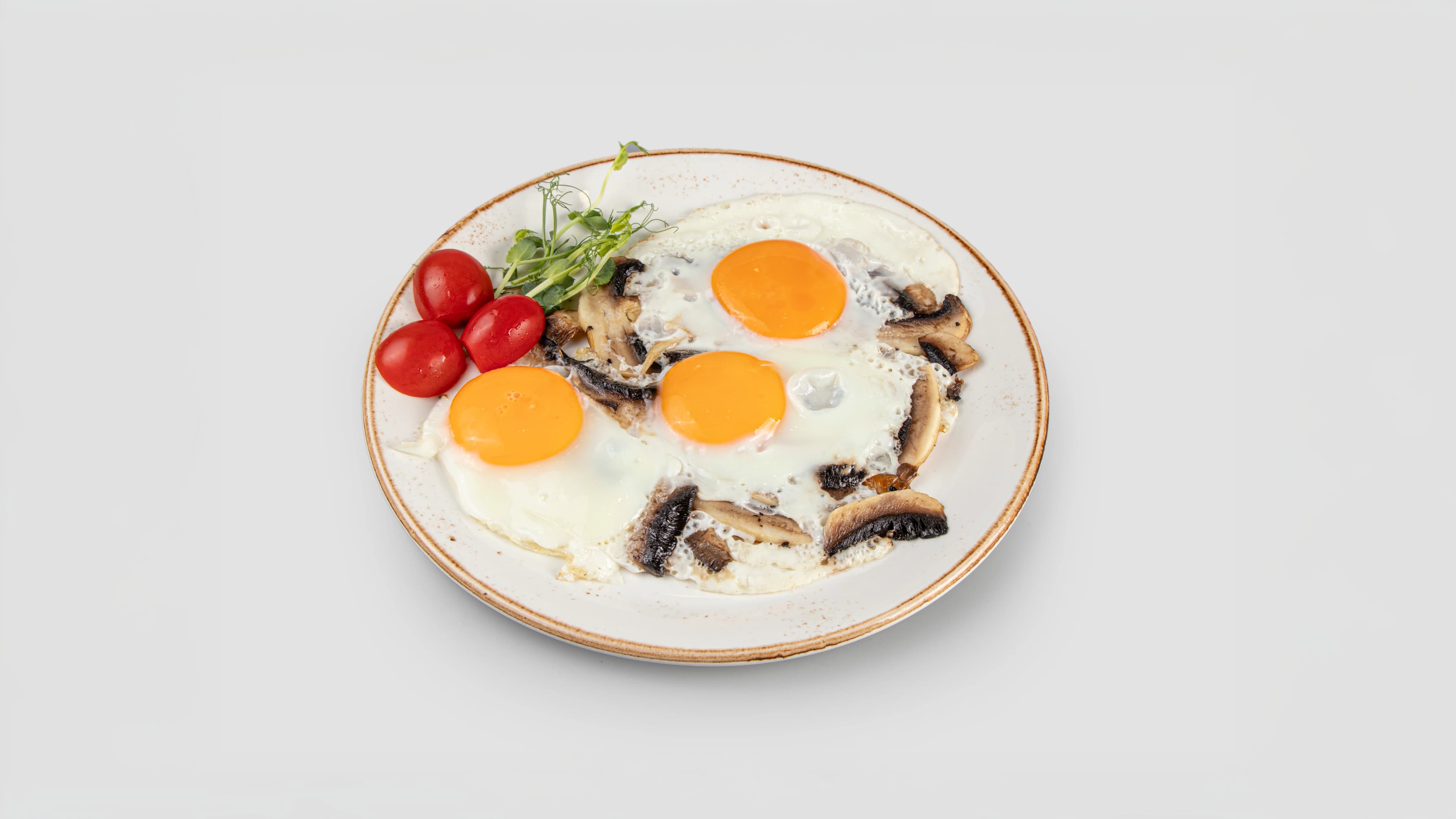 Изображение продукта Яичница с шампиньонами