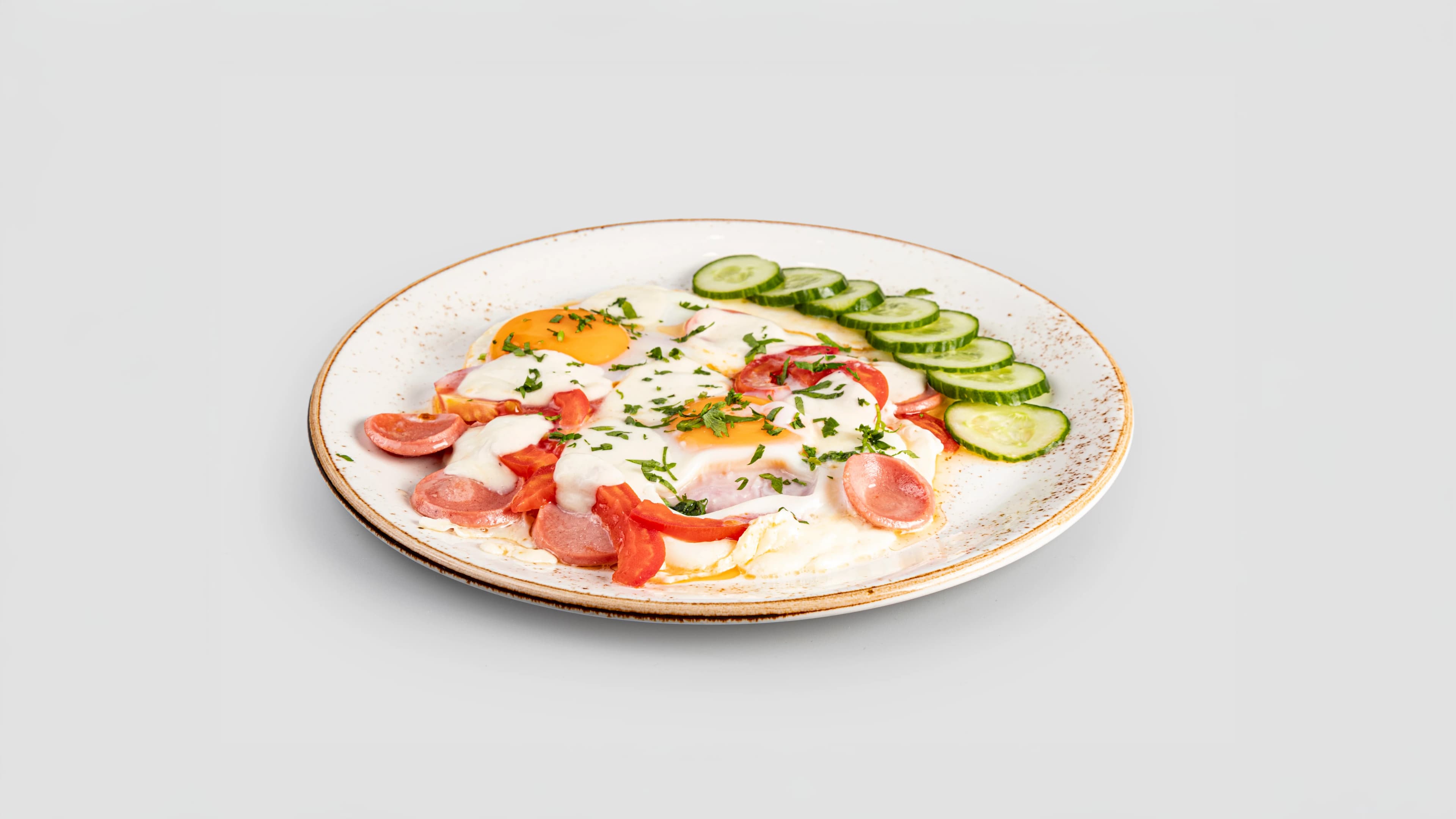 Изображение продукта Яичница с моцареллой